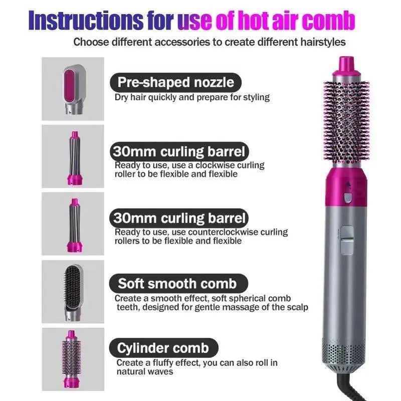 6-in-1 Luxury Hair Styler