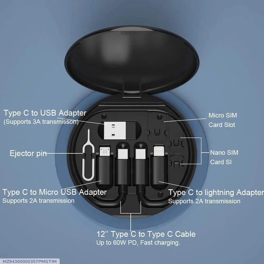 6-in-1 Fast Charging Travel Kit