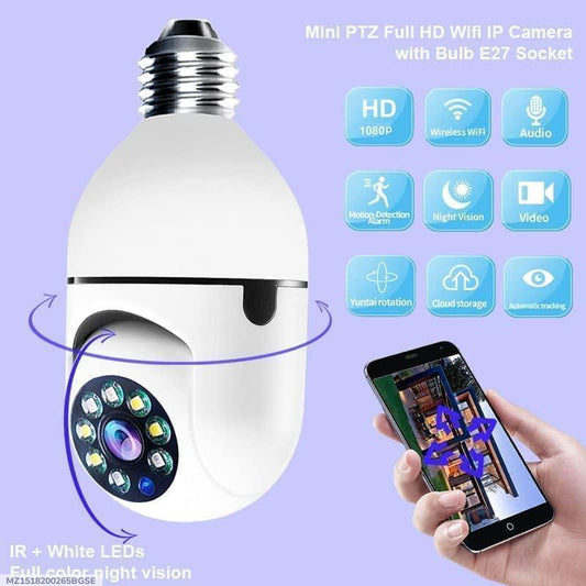 360° WiFi Bulb Security Camera