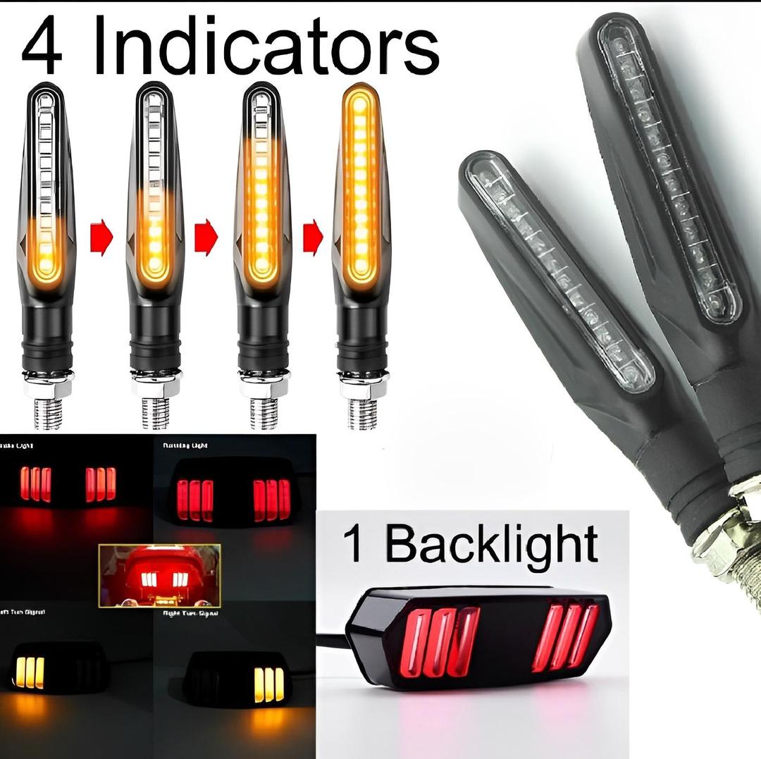 Premium Yellow LED Bike Indicators