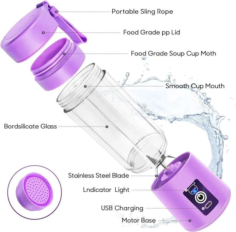 Portable USB Rechargeable Juicer Blender