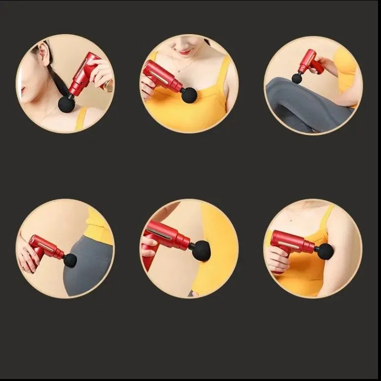 Premium Rechargeable Mini Massager Gun - Body Pain Relief