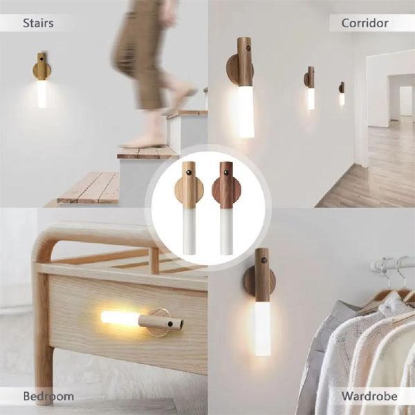 Magnetic Wooden Induction Night Light