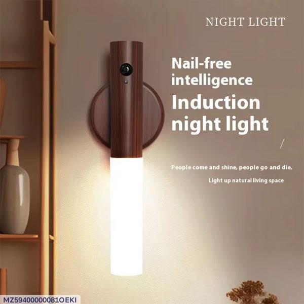Magnetic Wooden Induction Night Light