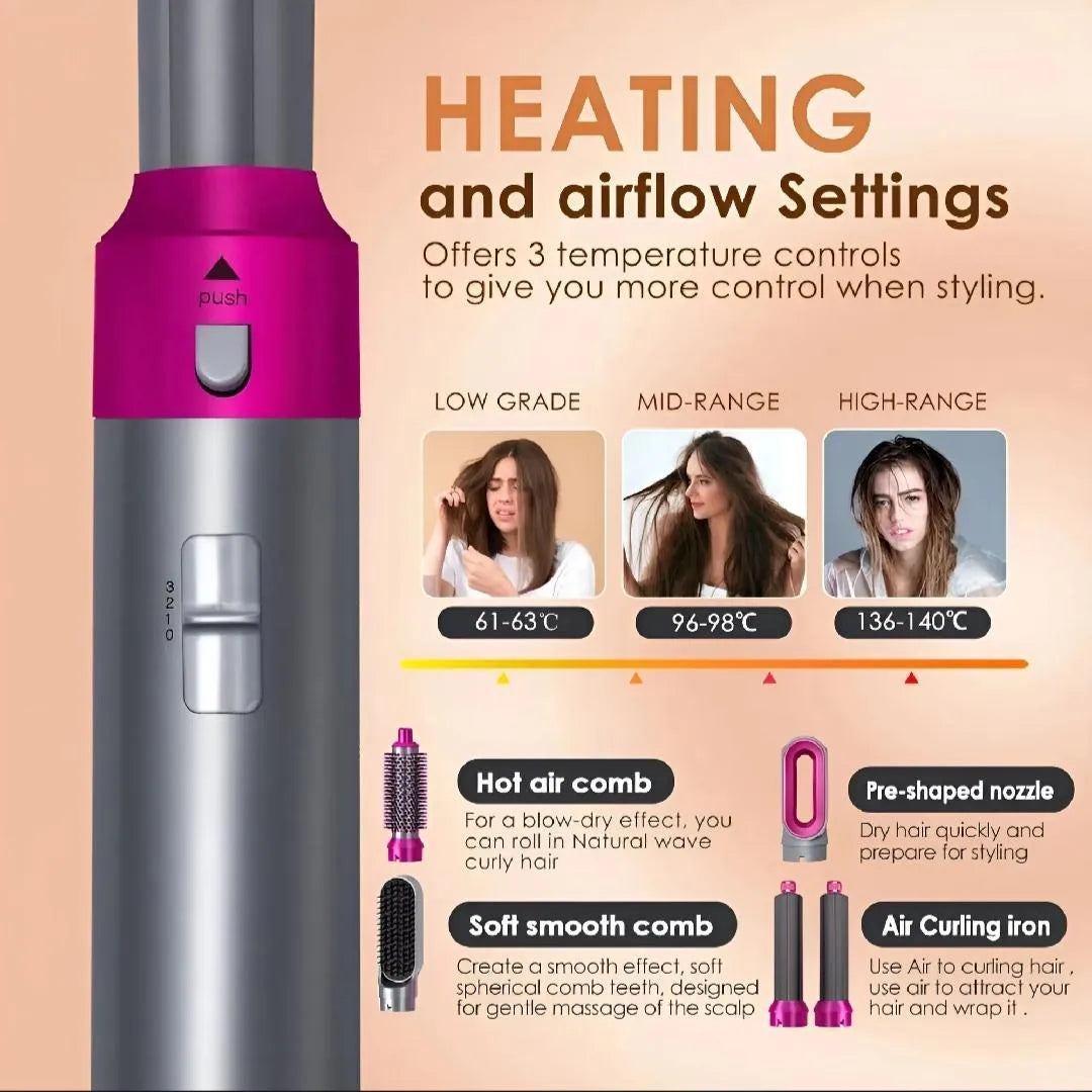 6-in-1 Luxury Hair Styler