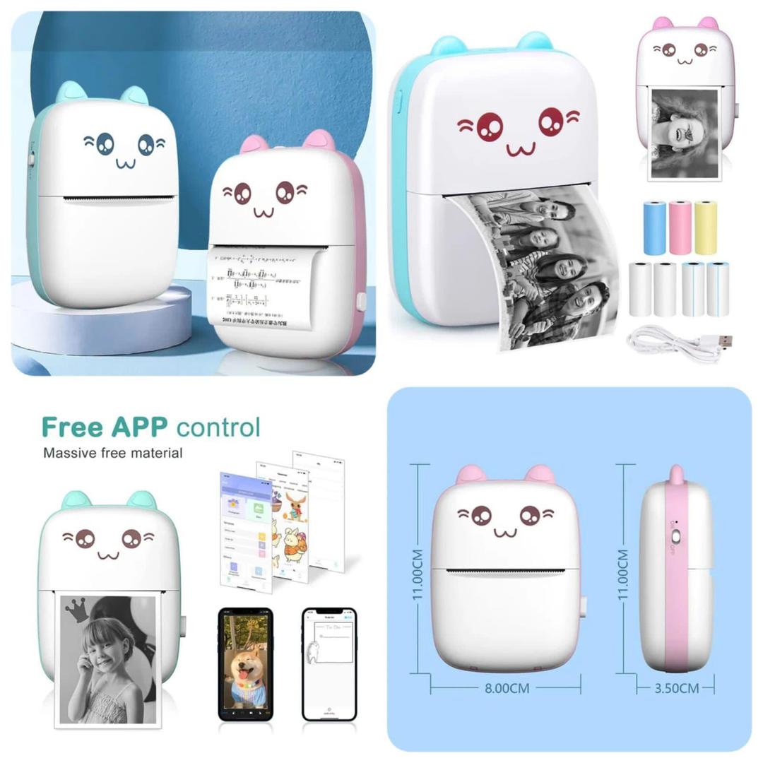 Cutesy™ Mini Wireless Pocket Printer
