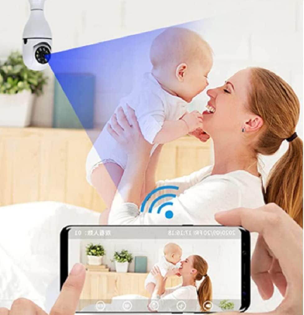 360° WiFi Bulb Security Camera