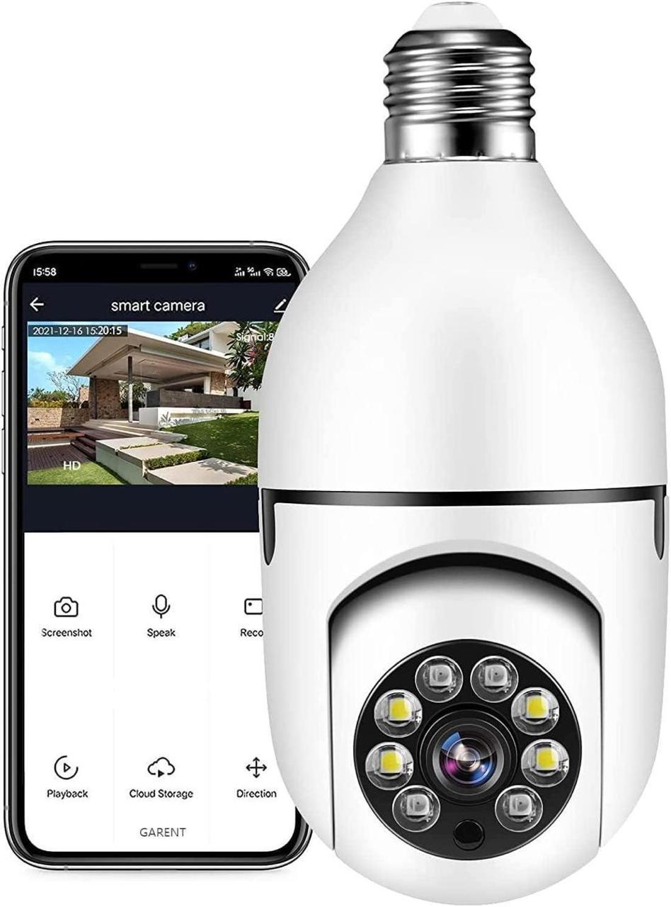 360° WiFi Bulb Security Camera