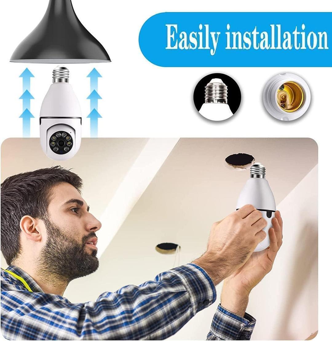 360° WiFi Bulb Security Camera