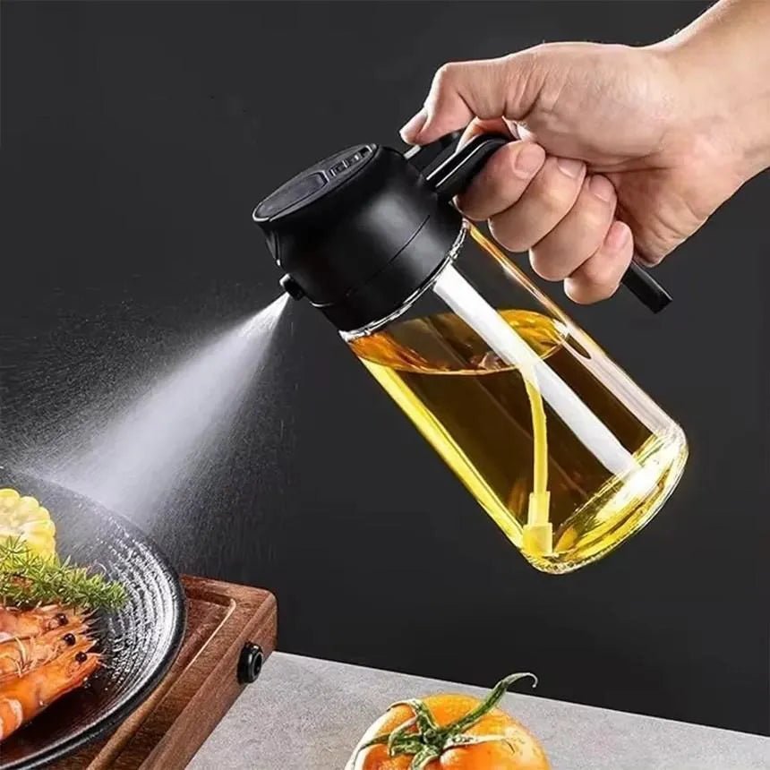 2-in-1 Premium Oil Sprayer & Dispenser
