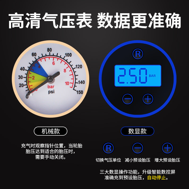 Smart Portable Car & Bike Tyre Inflator