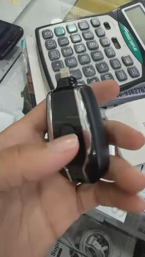 PowerPod: 1500mAh Mini Emergency Keychain Power Bank for iPhone