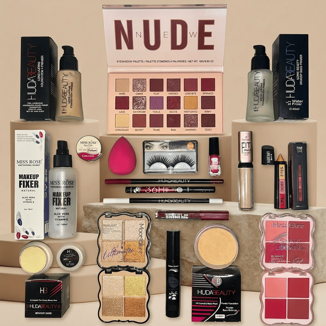 Complete Premium 19-in-1 Bridal and Party Makeup Vanity Kit