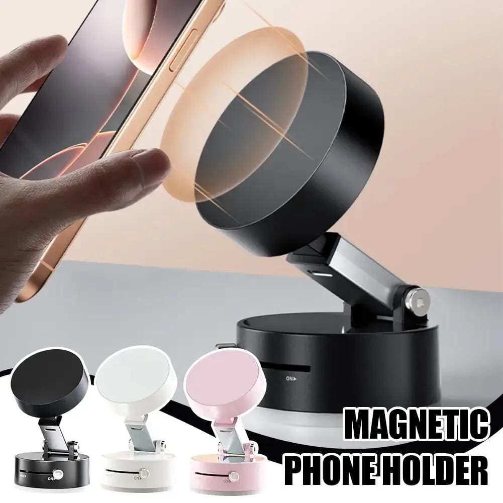 Premium MagGrip Vacuum Magnetic Phone Mount for Car & Desk